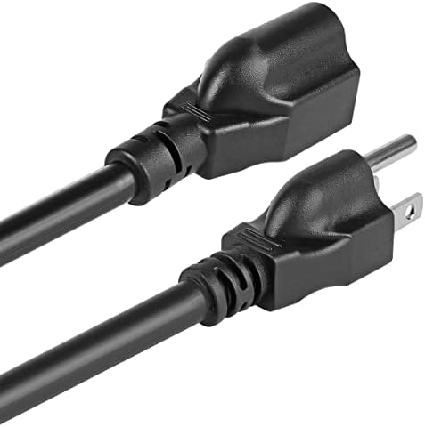 Всичко, което е посочено в UL, SJT 16AWG 13A, кабел-удължител за захранване с променлив ток за тежки условия на работа в стаята с къс кабел - 3 удължител за контакти NEMA 5-15 P до