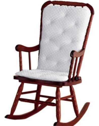 Спално бельо за кукли Heavenly Меко люлеещ се стол за възрастни, бяла (стол в комплекта не са включени)
