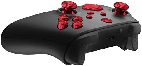 Потребителски червени Метални бутони eXtremeRate 11 в 1 контролер за Xbox X series / S, Бутон за Връщане към съвместно използване