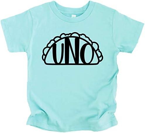 Тениски и Регланы Uno с Такос на 1-ви рожден ден, за малки момичета и момчета, Облекло за Първи рожден ден
