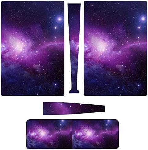 Космическа Мъглявината Галакси 3 бр. Стикер на цялото Тяло Стикер за PS5 Digital Edition за конзолата PS5 и контролер