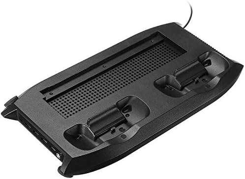 Вертикална поставка RUMI за конзолата Xbox One S + Зарядно устройство за контролер с охлаждащ вентилатор + Допълнително зарядно