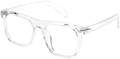 FEISEDY Класически Квадратни Очила с Блокиране на Синя Светлина за Жените И Мъжете, Блокиране на UV-Лъчи, Точките B9087