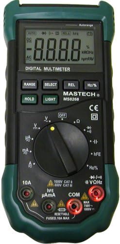 Tekpower Mastech MS8268 Цифров Мултицет ac/dc с Автоматичен/Ръчен обхват на Измерване