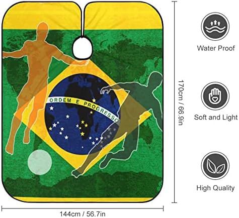 Бразилският Футболен Фризьорски салон Наметало Професионален Престилка За Подстригване на Коса Фризьорски салон Наметало Салонная