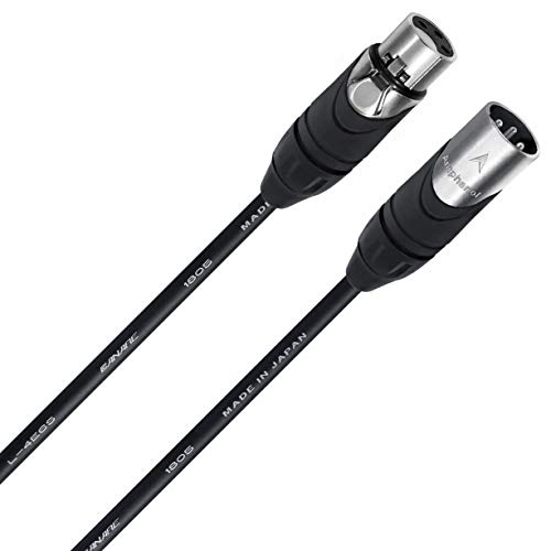 20-Подножието Микрофонные кабели Canare L-4E6S, Star Quad Balanced за мъже и жени с части за свързване, Amphenol AX3M и AX3F Silver