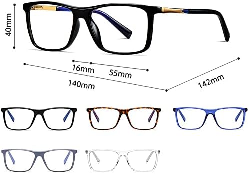 Дамски Очила За четене RESVIO С кутия пролетта Панти, Ръчно изработени В Правоъгълни Рамки За четене Сив
