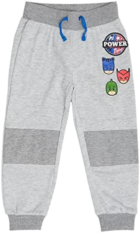 Пижамные панталони-джоггеры за малки момчета PJ Masks, Комплект от 2 теми - Спортни панталони за деца с участието на Кэтбоя, Гекко