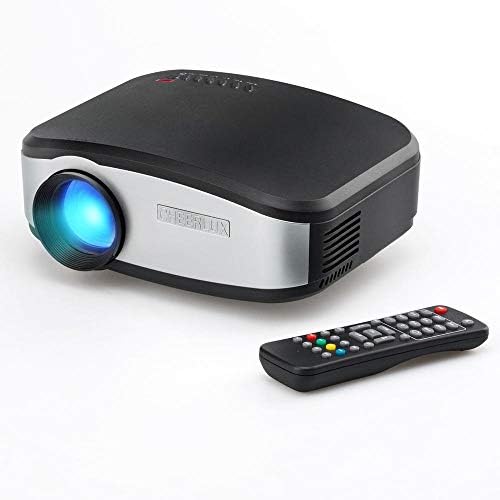 Проектор Dygzh Лумена Мини led проектор за домашно кино с HDMI USB VGA AV TV Proyector за Домашния офис, LCD проектор 800x480 1200