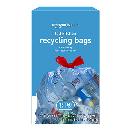 Пакети за боклук Basics Син Цвят, 13 Литра
