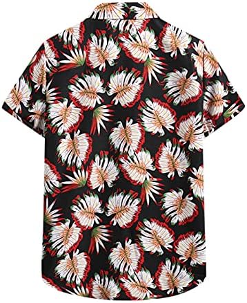 Мъжки ризи NEARTIME в тропически хавайски стил Алоха, памучни ежедневни ризи с копчета, ежедневни ризи за почивка на плажа