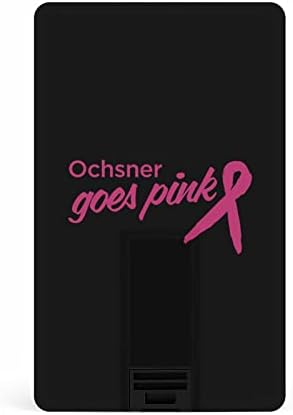 Ochsner Goes Pink USB Memory Stick Бизнес Пръчка Карта, Кредитна карта Форма на Банкова карта