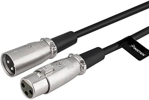 6 ' Подножието На 3-Пинов кабел за микрофон XLR Mic мъж към жена