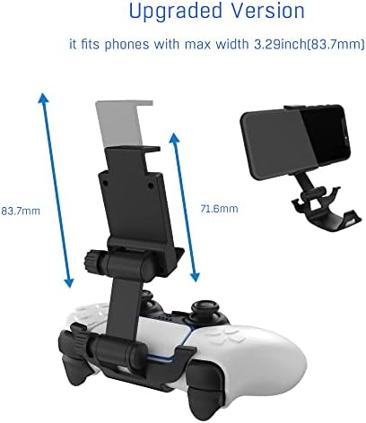 Закопчалка за телефон JOYTORN PS5 Controller, Игри скоба за мобилен телефон за контролер PS5 Dualsense - Идеалният спътник за игри