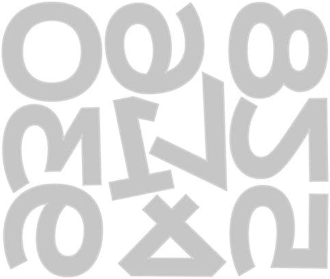 Комплект печати Sizzix Thinlits 10PK Countdown от Тим Хольца, 665367, Многоцветен