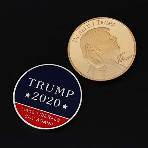 Възпоменателна Монета Фогун на Доналд Тръмп, Президентът на САЩ 2020 г., Колекция от клетви, Арт Сувенир (Злато)