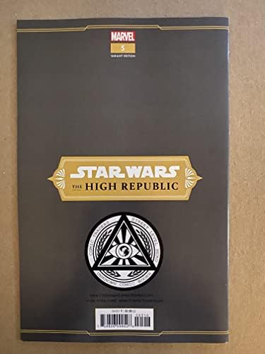 Star Wars The High Republic 5 на Дребно версия на комикса 2021 г., официално лицензиран Marvel. Състояние NM. - Моля, обърнете