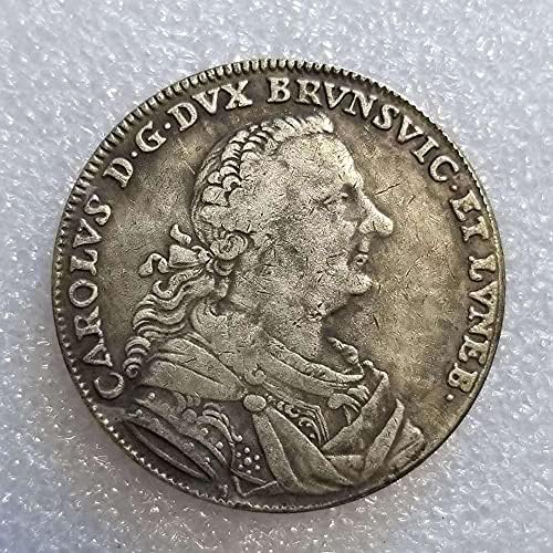 Старинни Занаяти 1765 Немски Сребърен Долар Възпоменателна Монета Колекция от монети 2033