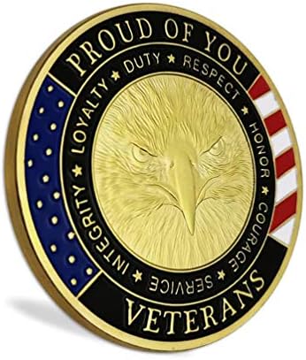 Благодарим Ви за Вашата служба за Военни Ветерани оспорват Монетата Благодарственный Подарък
