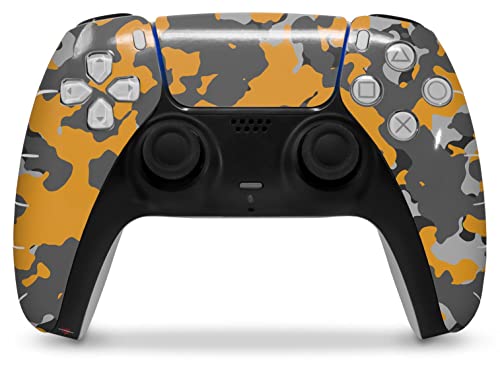 Обвивка WraptorSkinz е съвместим с контролера на Sony PS5 DualSense Обвивка WraptorCamo Old School Camouflage Camo Orange (контролер
