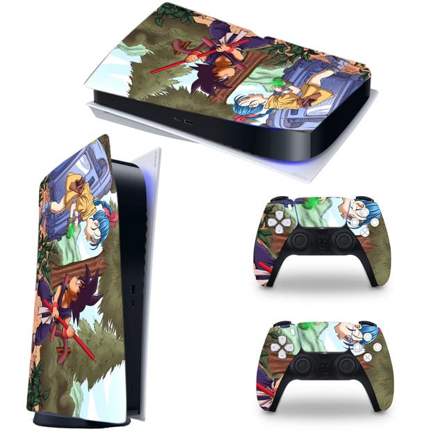 God Battle-PS5 Skin Disc Edition Аксесоари за конзола и контролер, капаци на кожи, за да версии диск на Playstation 5 (подходящи