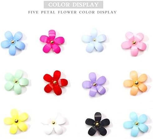 Цветни Висулки за Дизайн на ноктите 3D За Нокти Бяло Цвете Акрилни Карамфил За Нокти Пролет-Лято Украса за Дизайн Нокти за Жени
