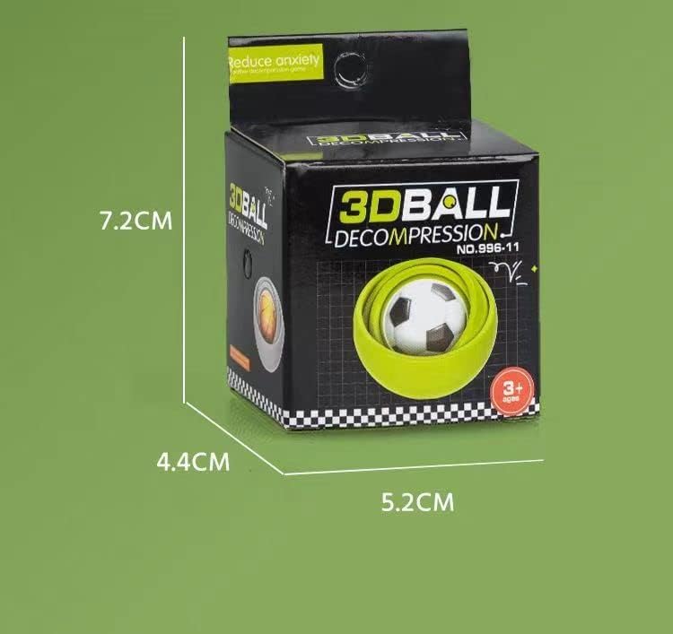 Katartizo Творчески Непоседа Топката, 3D Декомпрессионный Топката, Безкраен Флип с Върха на Пръста Поп-Топка, игра на Баскетболна Топка Figette Toys Ball (Американски футбол)
