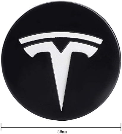 Централни капачки за джанти OSIRCAT Tesla са подходящи за Tesla Model S/3/X, 4 Централни Капачка на главината + 20 Накидных ядки,
